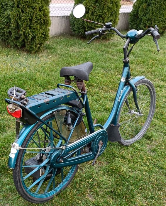 Rower Sachs z silnikiem spalinowym Sachsa.