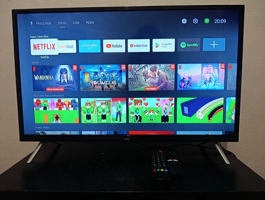 Tv 32 polegadas + tv box