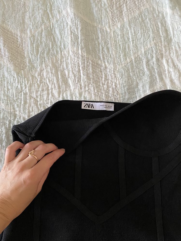 Топ Zara S черный