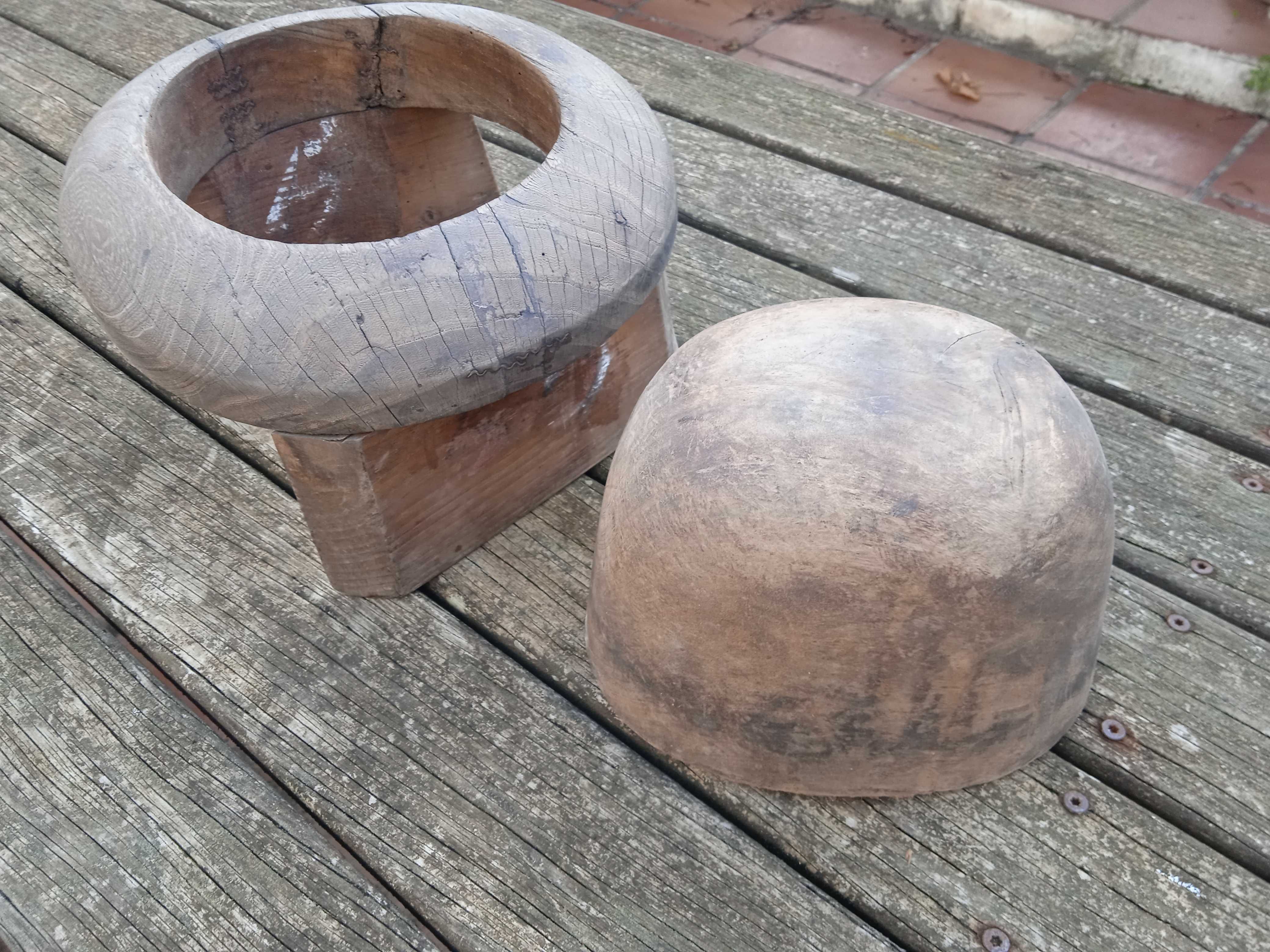 Moldes antigos de chapéus