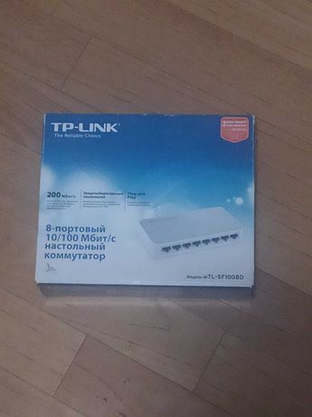 8- портовий 10/100 Мбіт/с комутатор мережевий TP-LINK TL-SF1008D