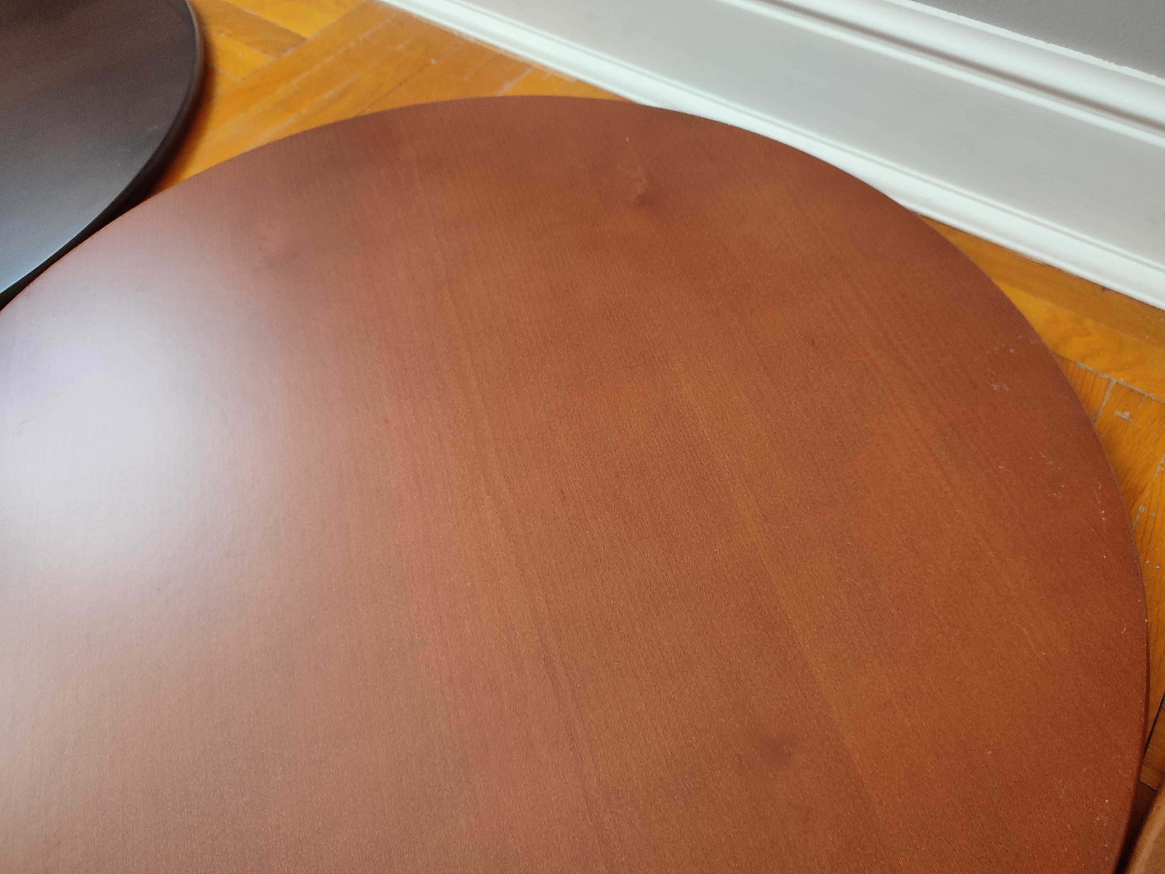 Blat stołu okrągły 80cm Nowy kolory palisander orzech czereśnia