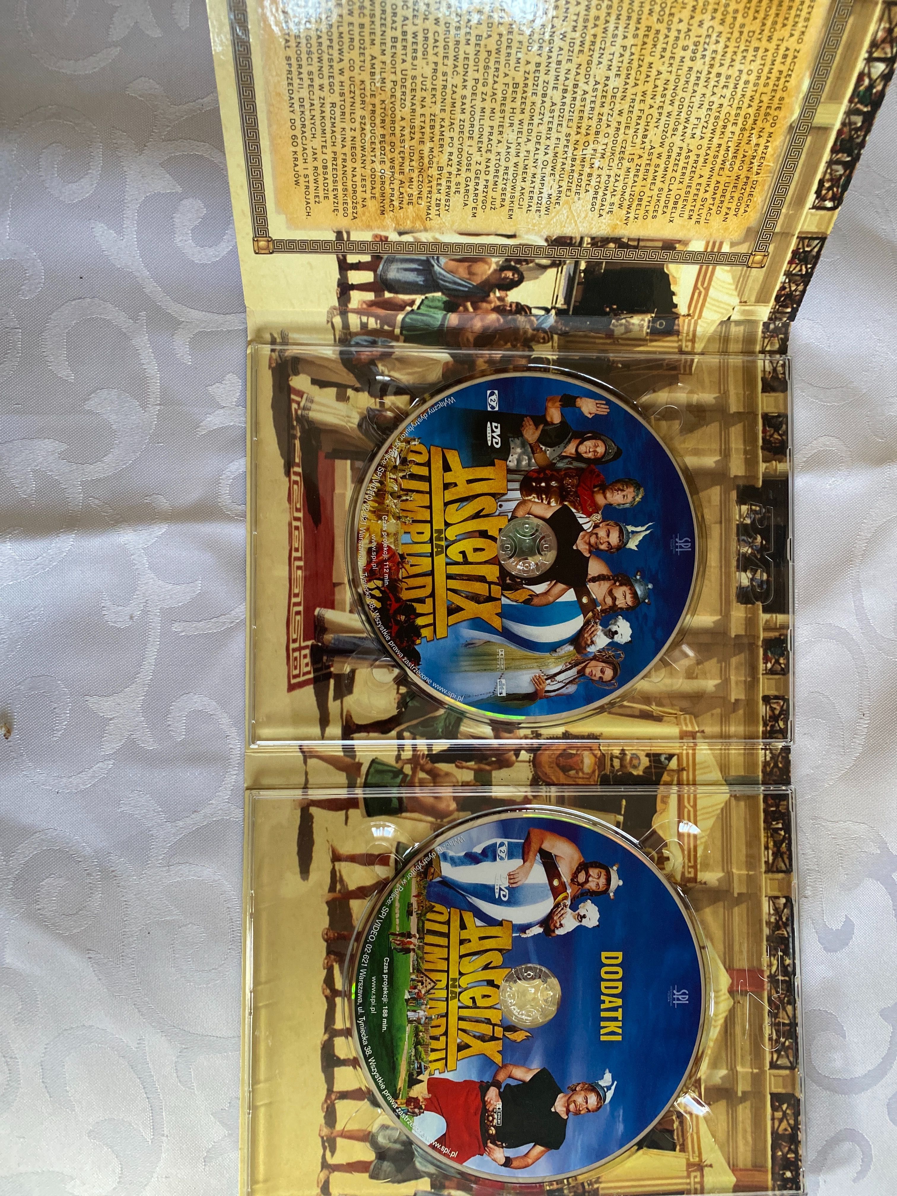 Asterix na Olimpiadzie wydanie dwupłytowe DVD Dubbing PL