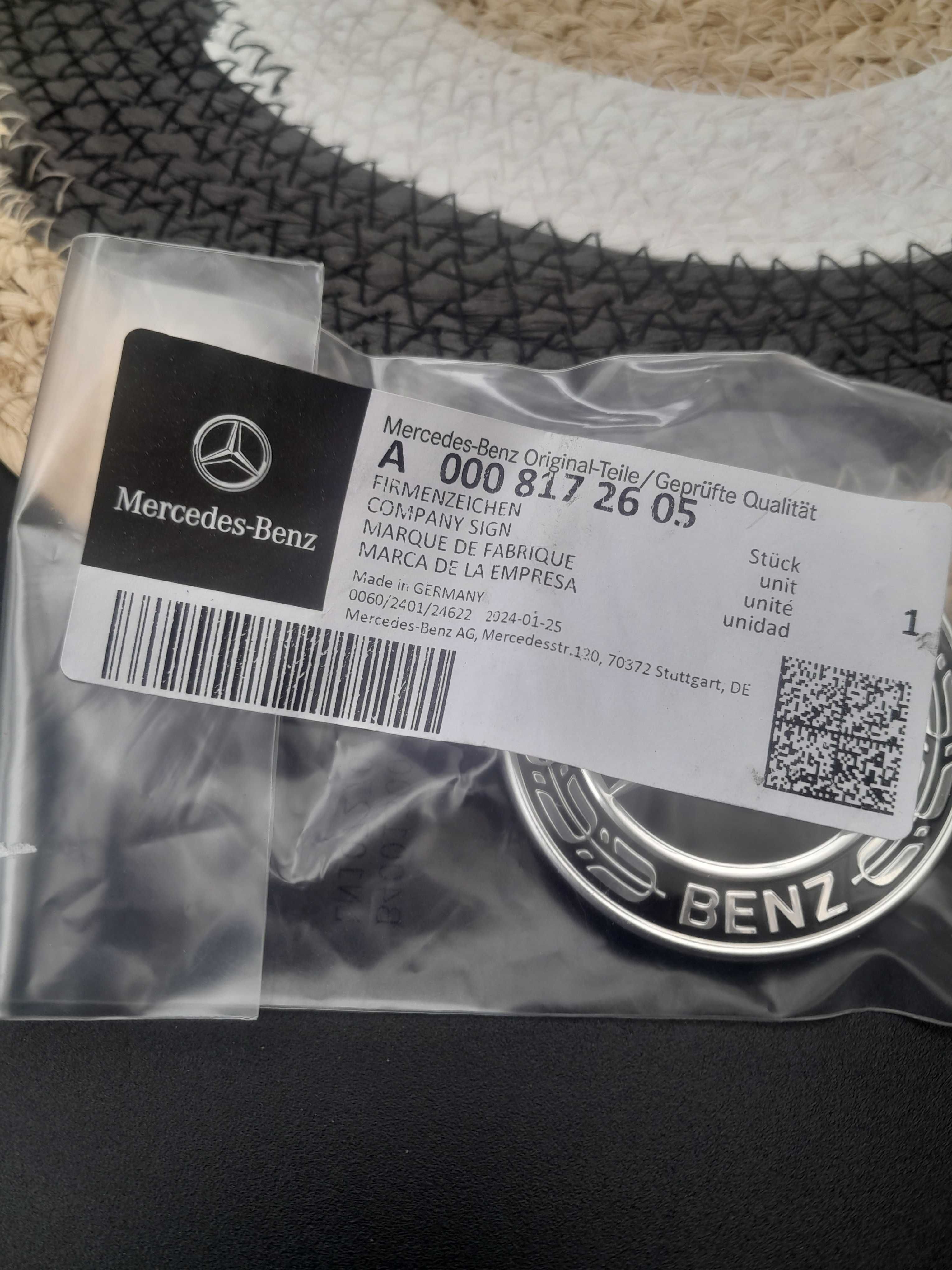 Emblemat Mercedes oryginalny nowy