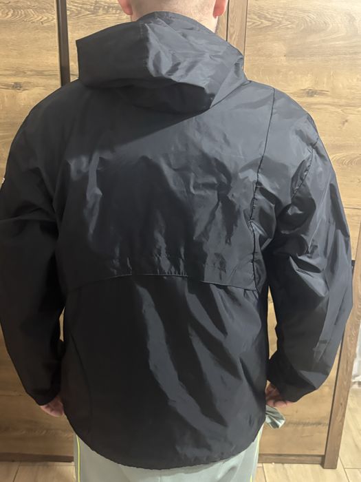 Klasyczna kurtka wiatrówka Adidas – oversize M - czarna