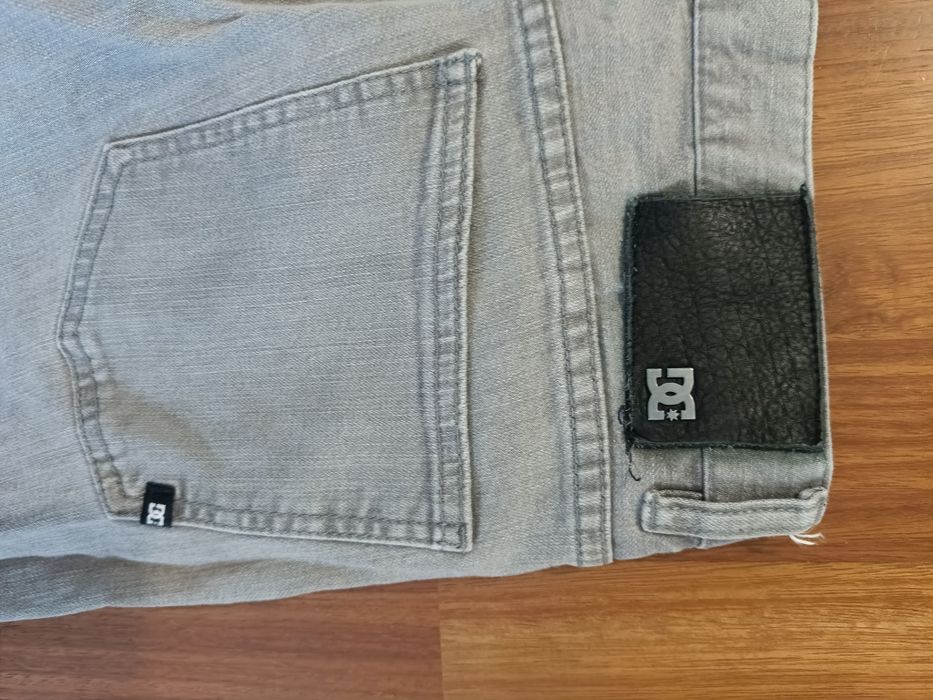 Calças ganga DC cinzentas