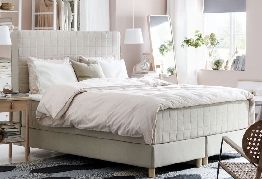Capa cama 180x200 beje - HOMMELVIK IKEA