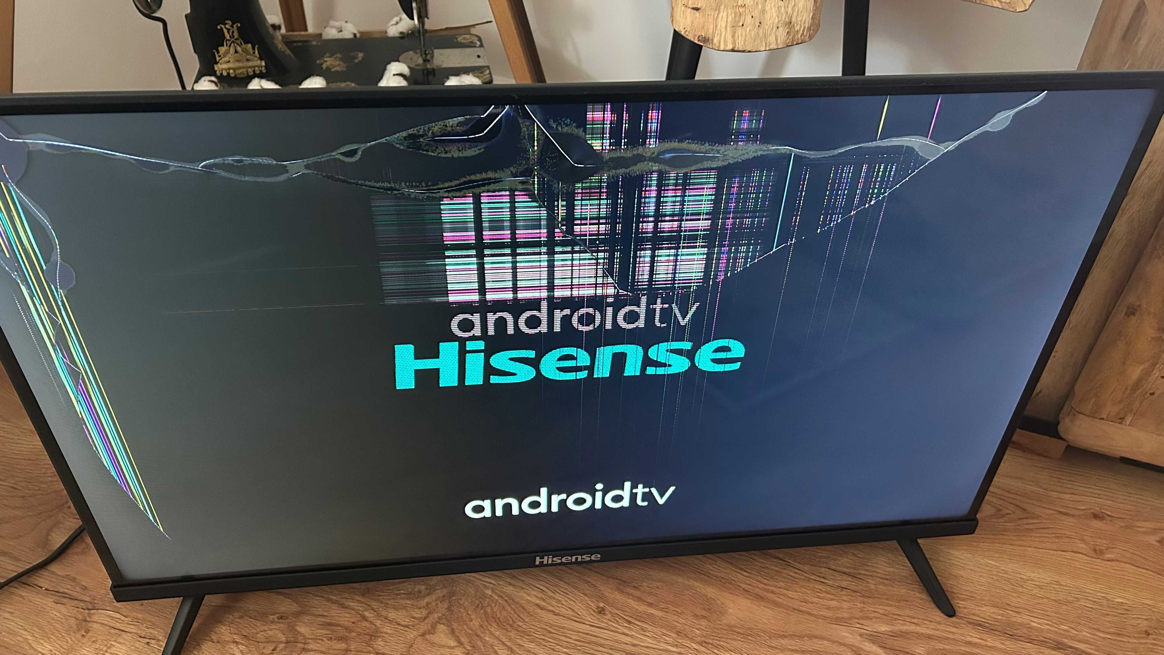 TV Hisense 32A4HA - Display danificado