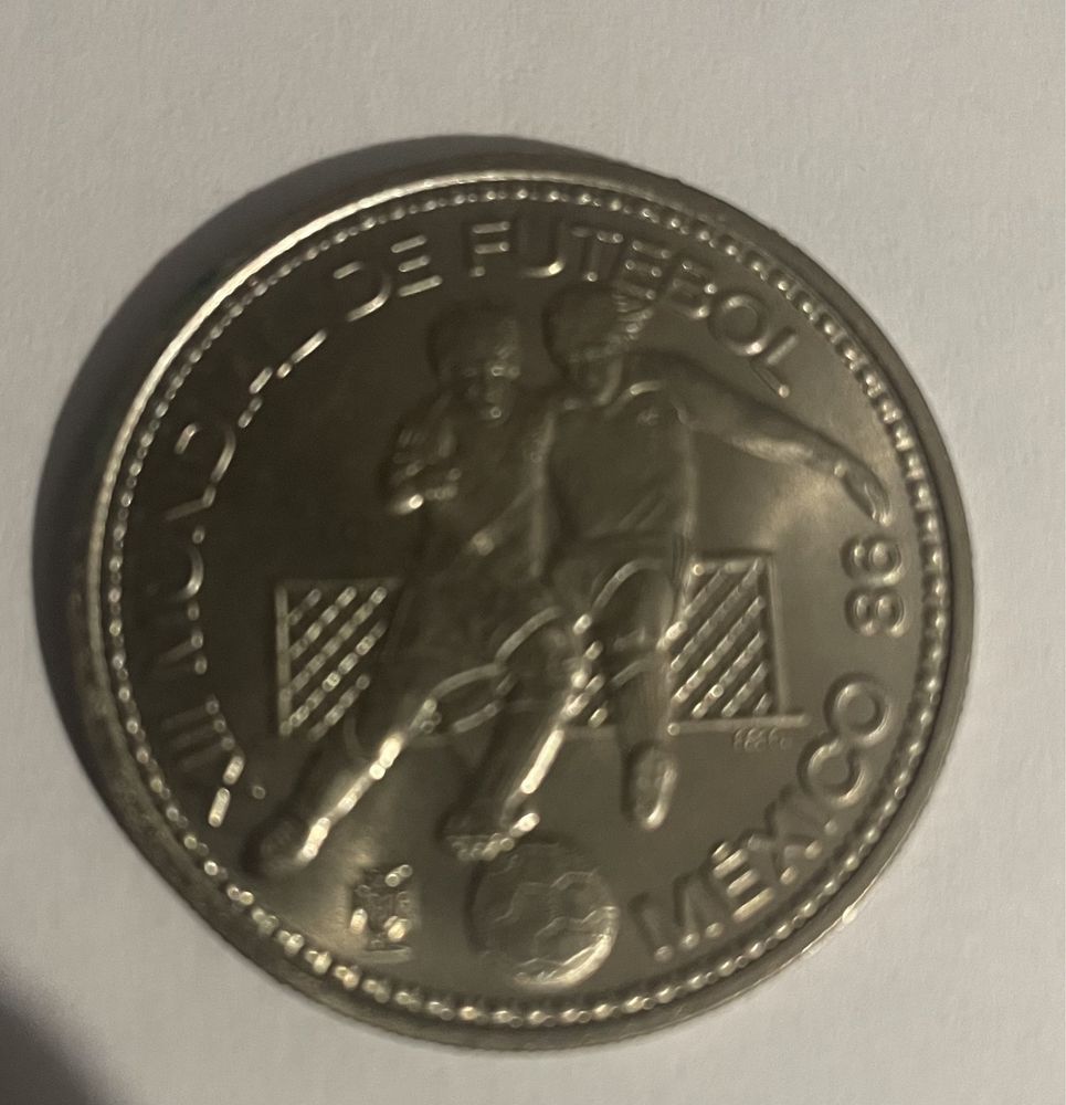 Moeda 100$ escudos mundial 1986 Mexico