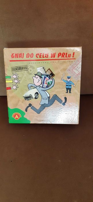 Gra planszowa Gnaj do celu w PRLu