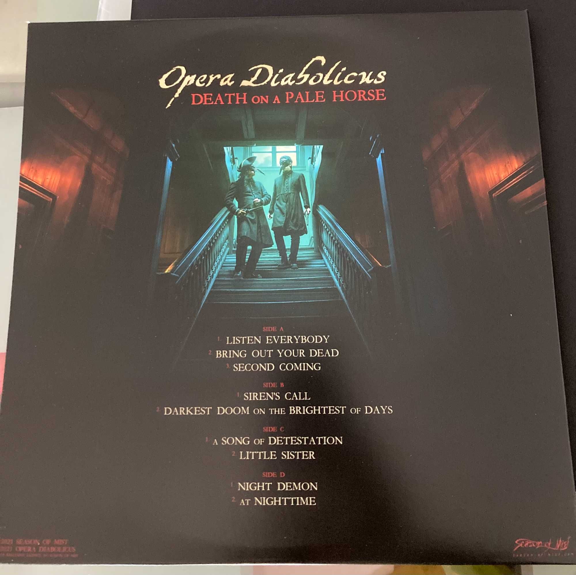 Opera Diabolicus - Death On a Pale Horse 2LP (Gold)