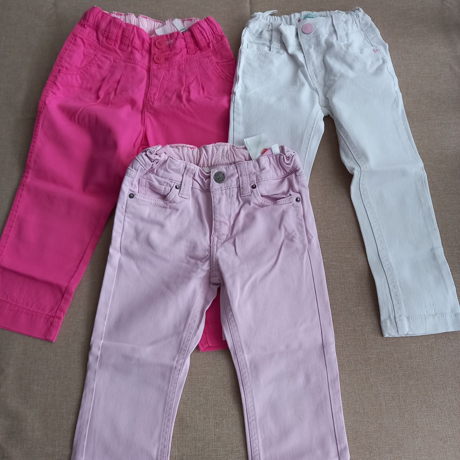 Spodnie jeansowe dziewczęce, H&M, r. 98 Zestaw