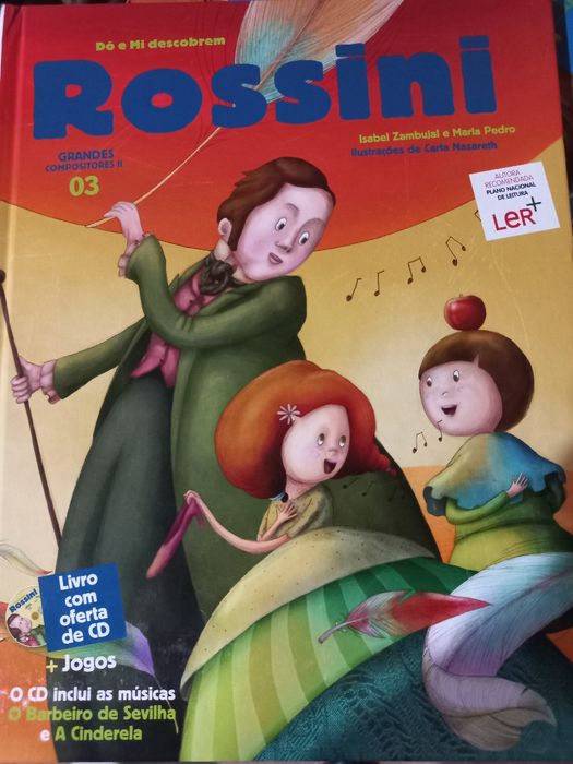 Livros sobre música com CDs.