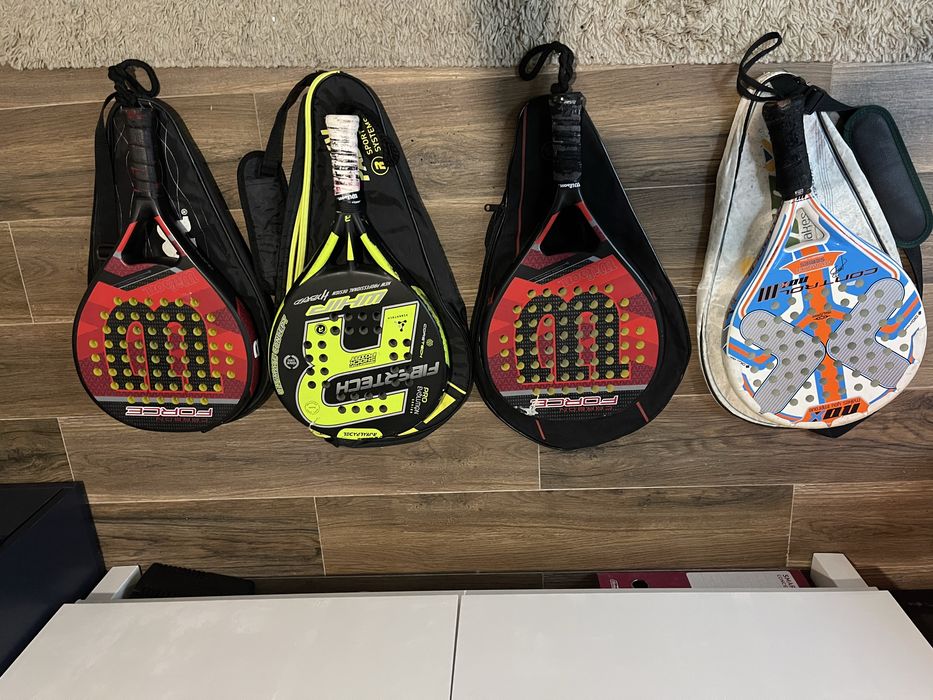 4 raquetes padel- para despachar