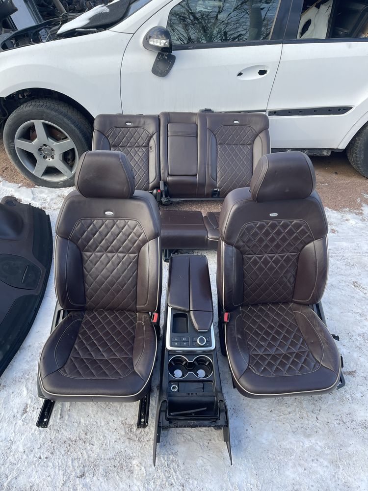 Салон сидіння AMG Designo W166 ML шкіра кожа наппа сиденья сідушки