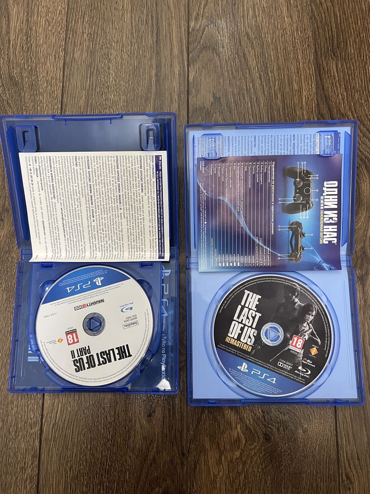 Продам комплект ігор для PS4 — The Last of Us + The Last of Us Part II