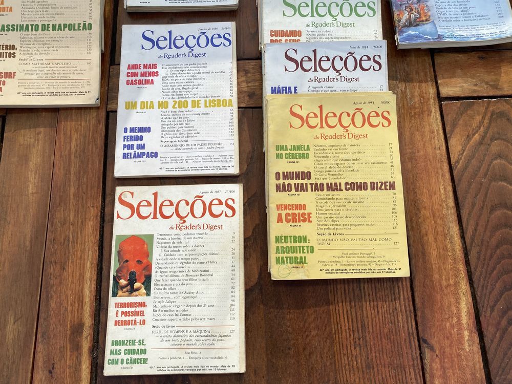 Revistas Seleções Reader’s Digest