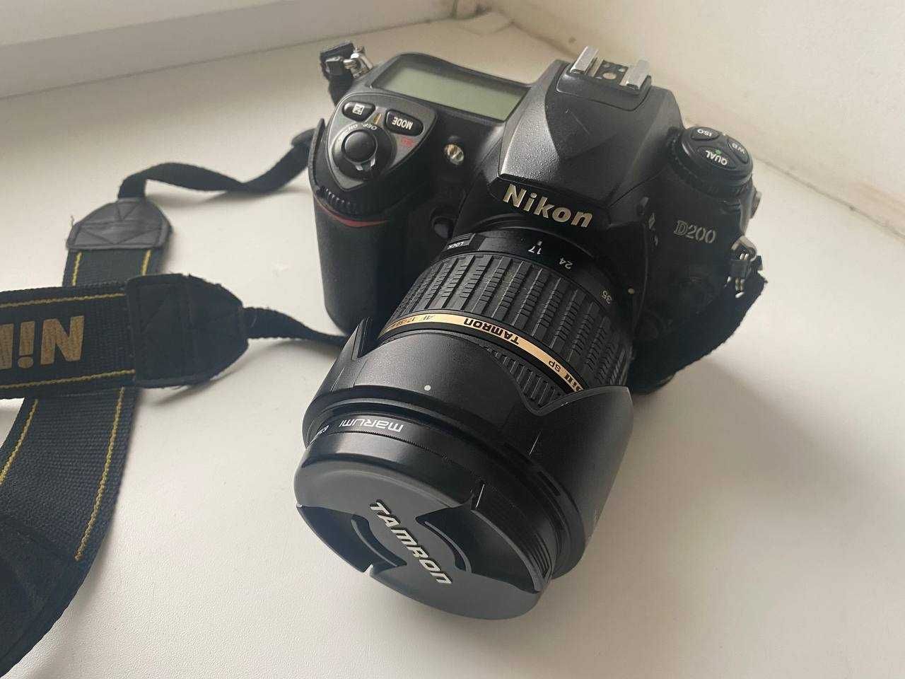 Объектив Tamron SP AF 17-50 mm F2,8(IF) для Nikon + ПОДАРОК Nikon D200