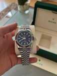 Rolex datejust azul