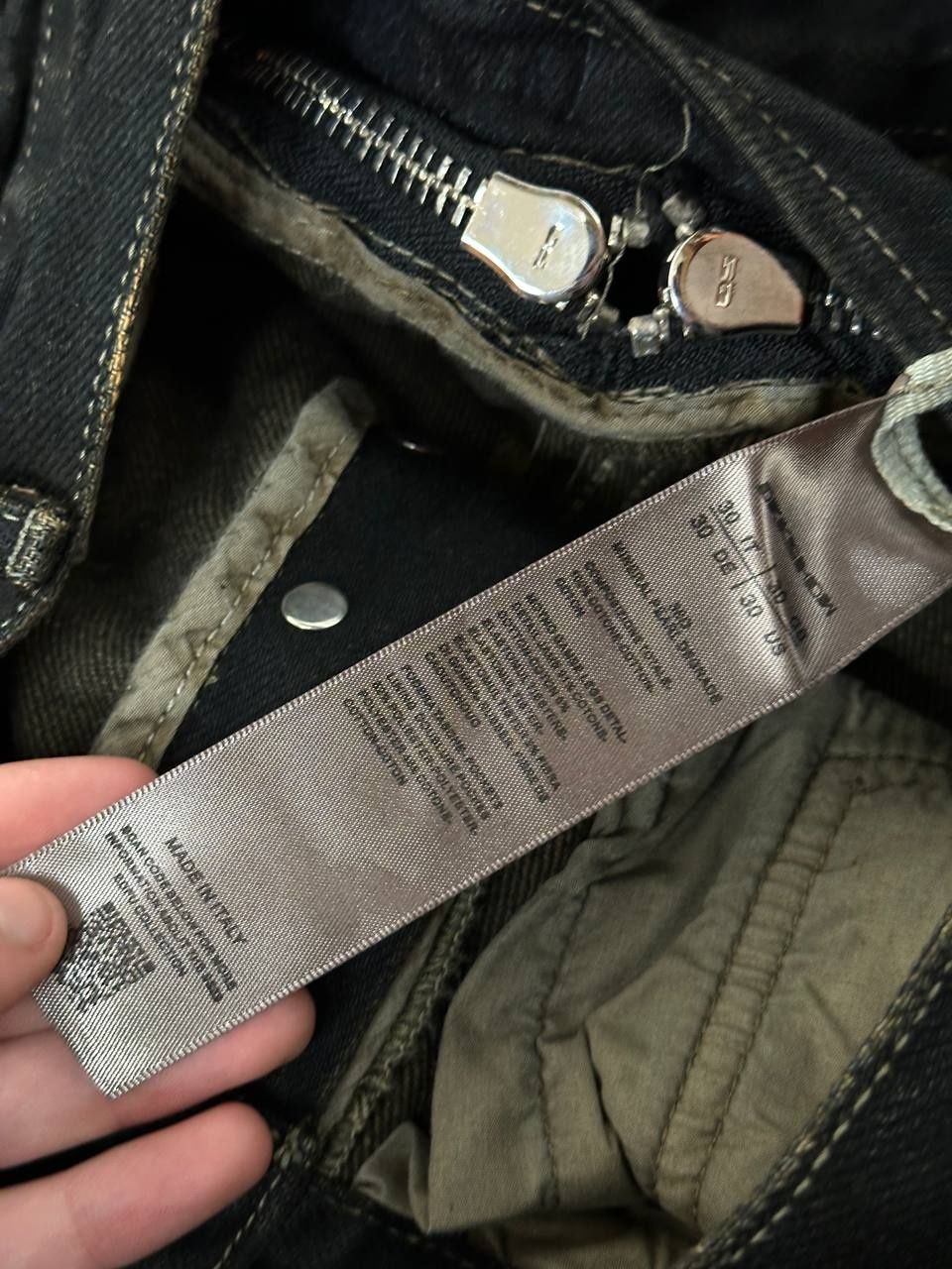 Rick Owens BANANA boot cut faded opium archive джинси сині джинсы клеш