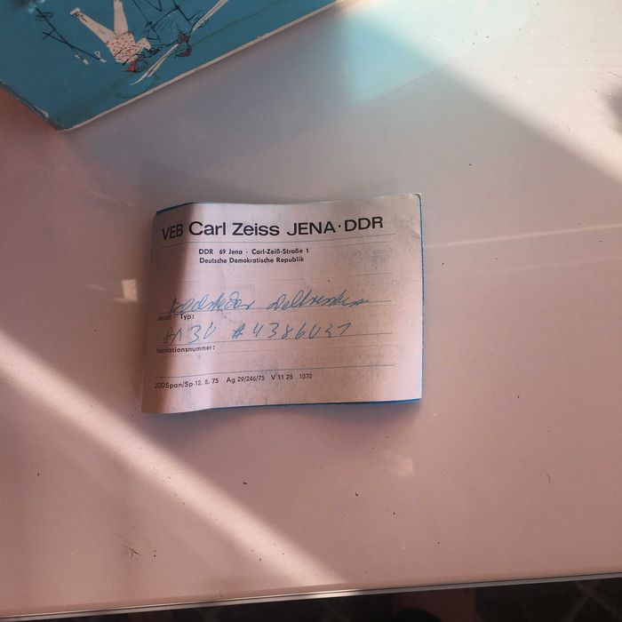 Lornetka carl zeiss jena 8x30 deltrintem Stan idealny