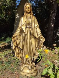 Matka Boska Niepokalana Maryja figura duża 115cm kolor złoty
