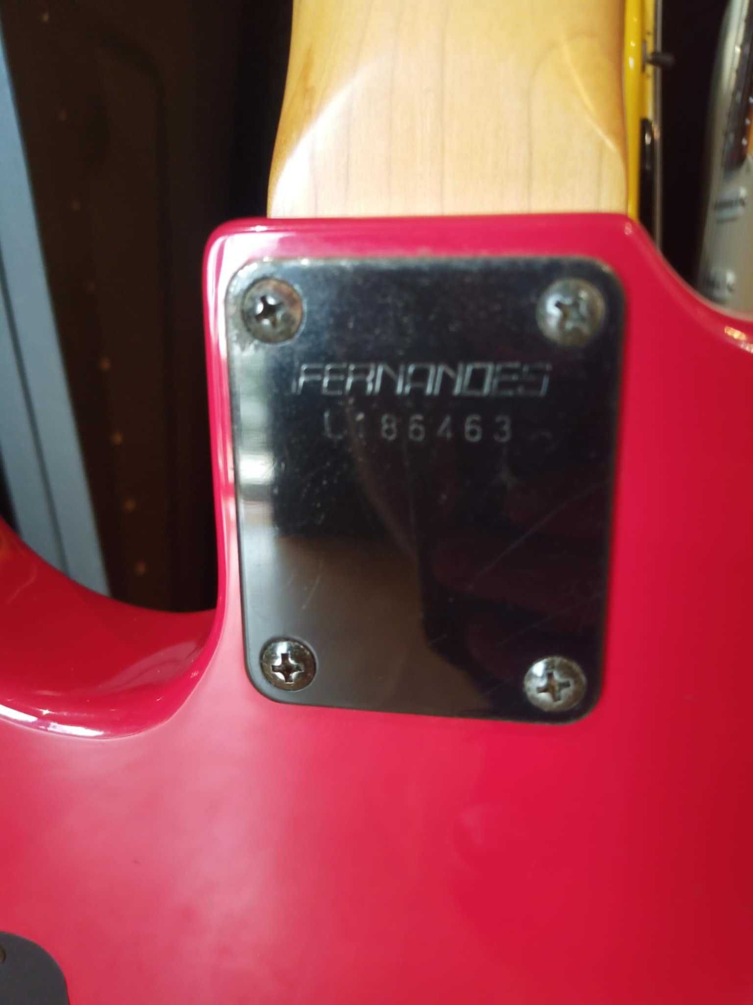 Fernandes PJ-50 1991r MIJ gitara basowa aktywna EMG skala 34"