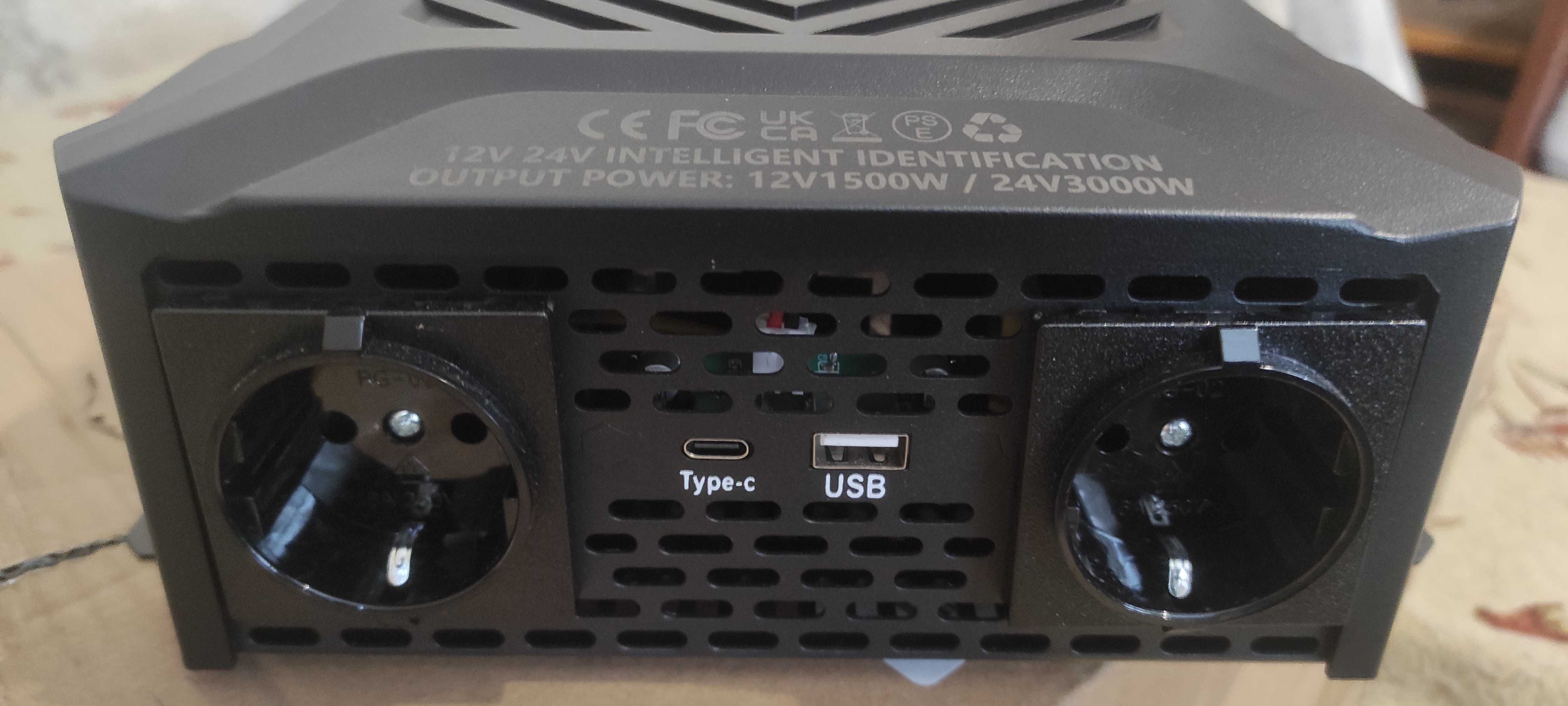 Топовий інвертор Datouboss TY-PSW-6000 12v/24v3000W/6000W,220V