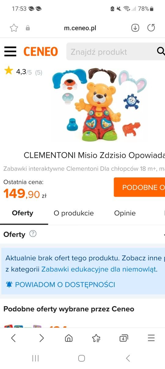 Misio Zdzisio interaktywny
