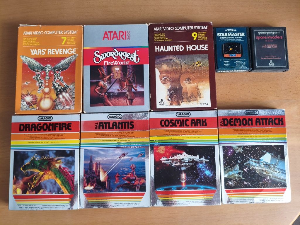 Gra New Cosmic Ark na Atari 2600 z 1982r.