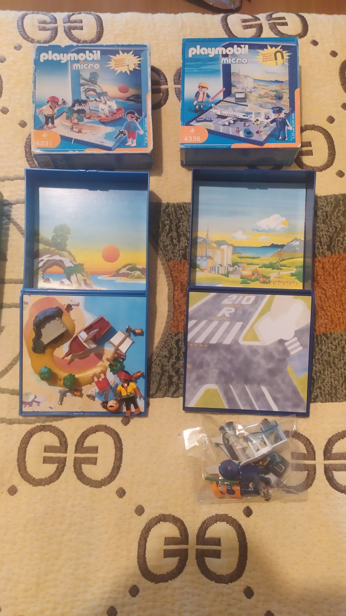 Playmobil 5 sets Caixas micro magnético