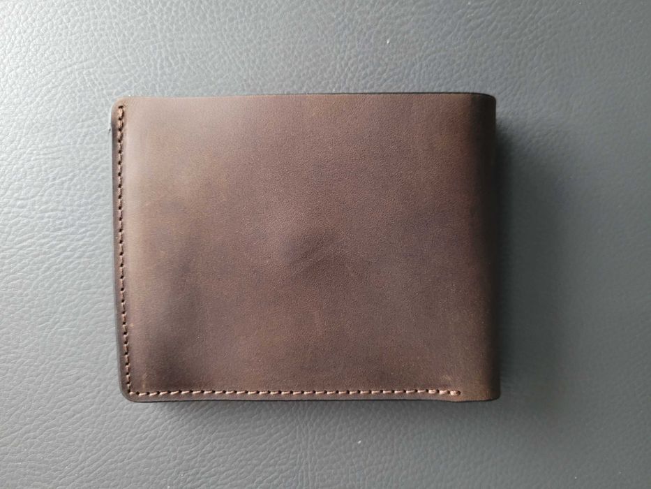 Кожаный мужской кошелек /Шкіряний чоловічий гаманець/ Grande Pelle