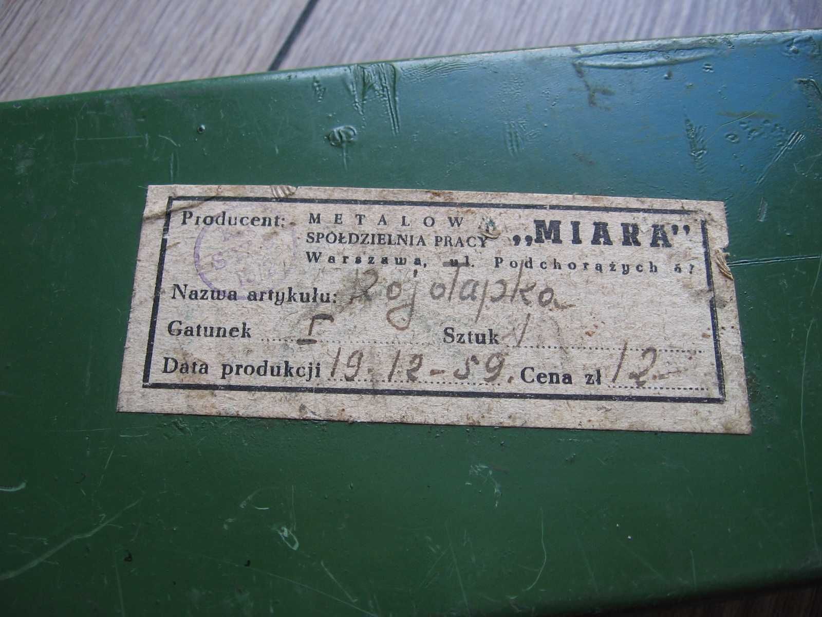 Rojołapka Spółdzielnia Pracy MIARA 1959r