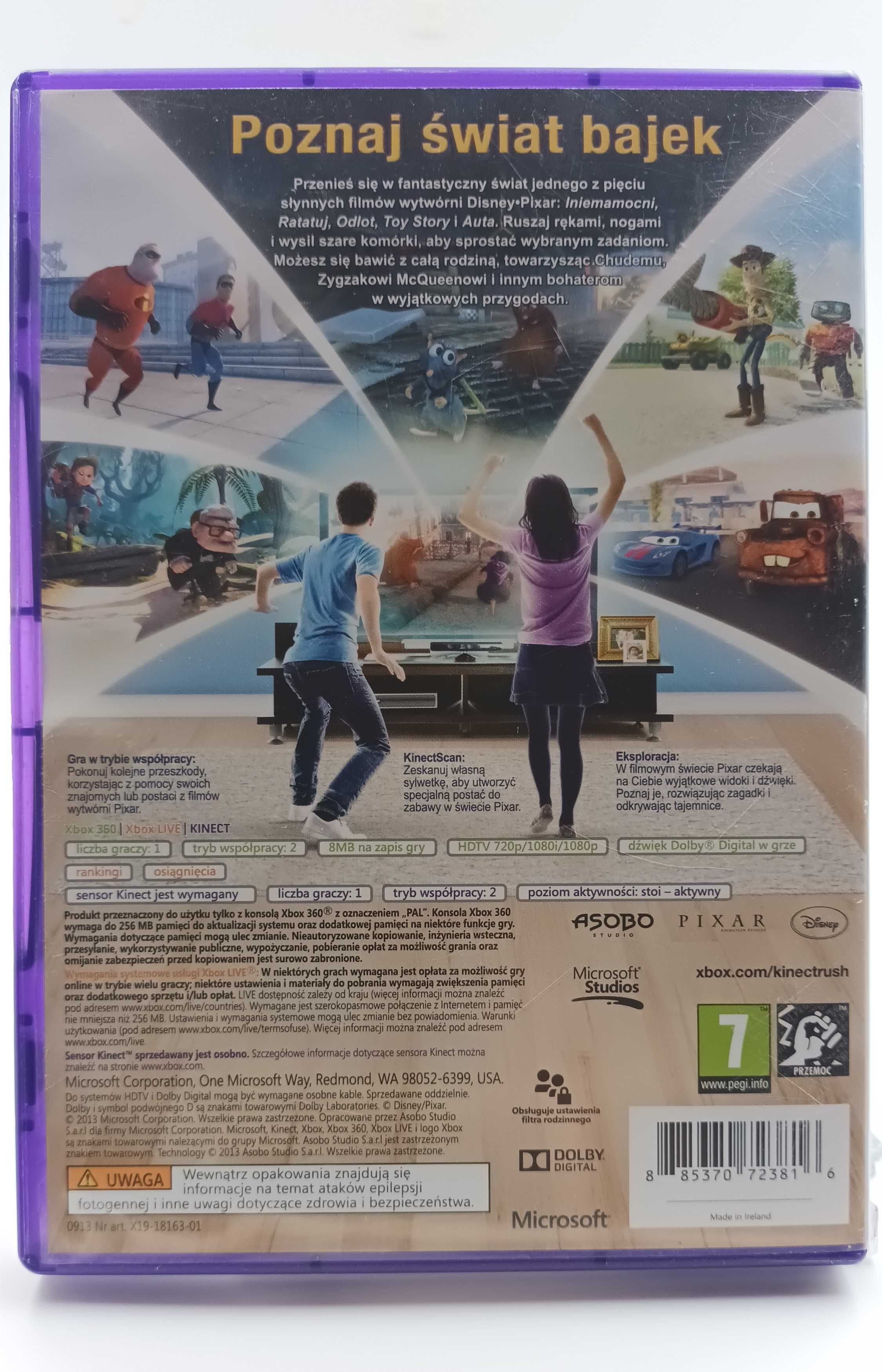 Kinect RUSH: Przygoda ze studiem Disney Pixar + kamerka Xbox 360