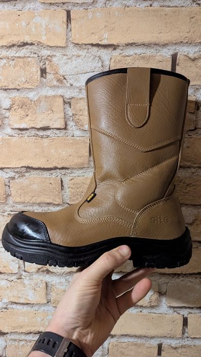 Чоботи робочі, стан супер, Site(caterpillar, JCB) шкіра , 43р