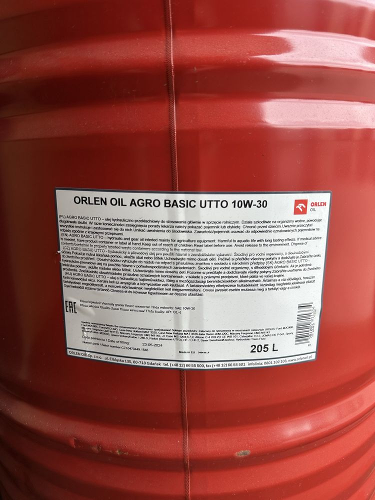 Olej UTTO 10W/30 transport GRATIS !!!