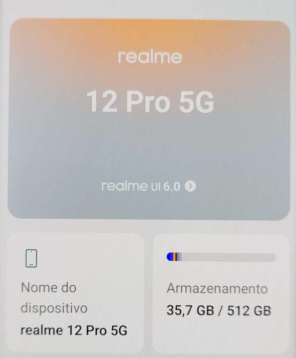 Realme 12 Pro 12GB 512GB-impecável