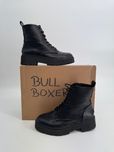 Bullboxer botki damskie 40 na platformie czarne na wiosnę buty