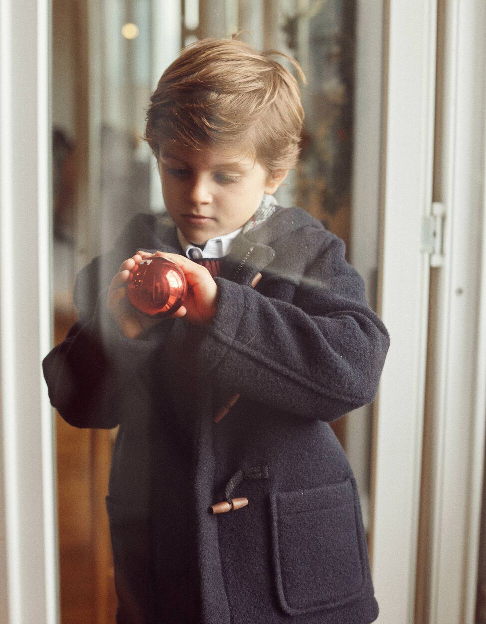 Casaco tipo canadiana para menino 8 anos azul