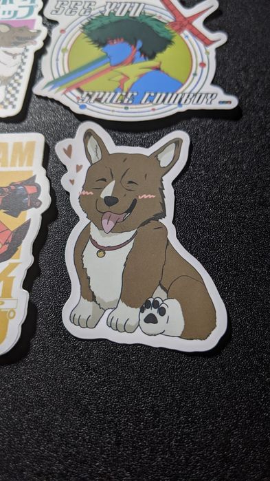 Аніме стікери, наклейки клинок розсікаючий демонів, гуль, ковбой бібоп