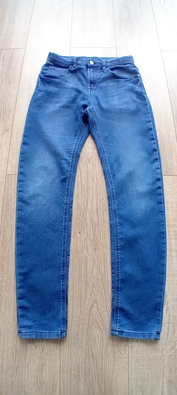 Spodnie dżinsowe chłopięce jeansy rozmiar 158
