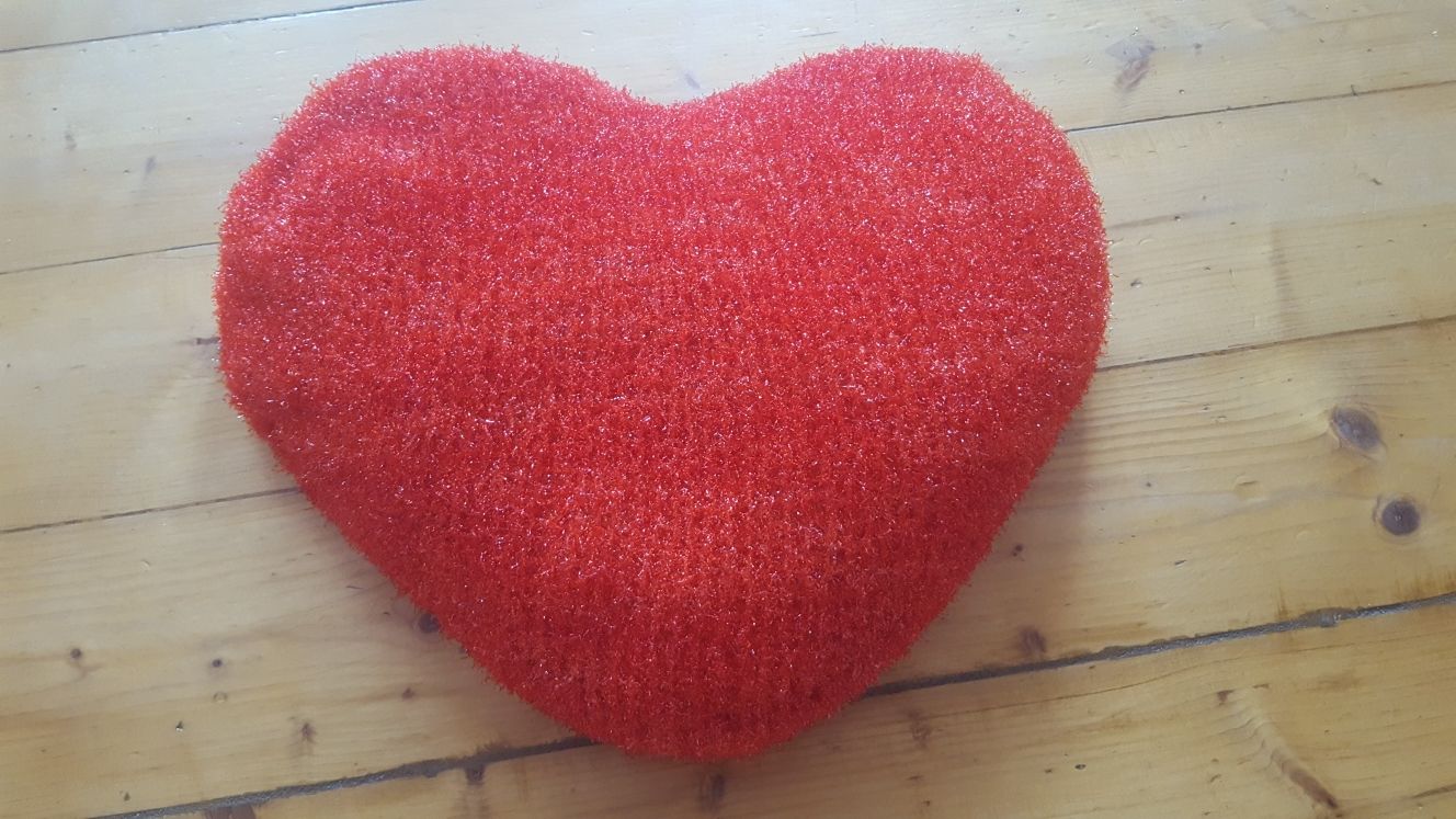 Poduszka dekoracyjna w kształcie serca Walentynki miłość dzień babci