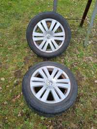 Alufelgi VW 16 Felgi 5x112 R16 z oponami DUNLOP