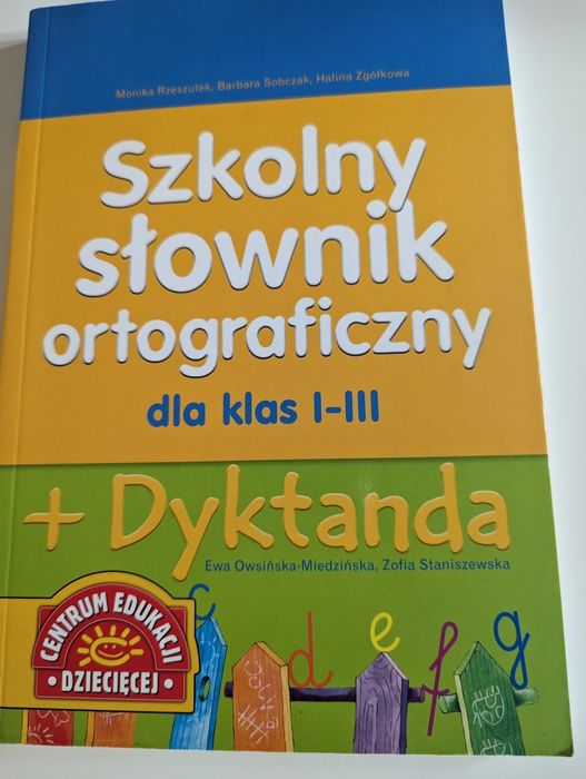 Słownik ortograficzny dla klas I-III