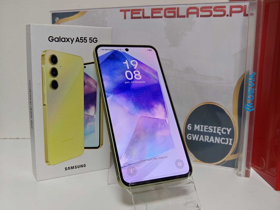 Samsung Galaxy A55 5G 128 GB Awesome Lemon Stan Bardzo Dobry