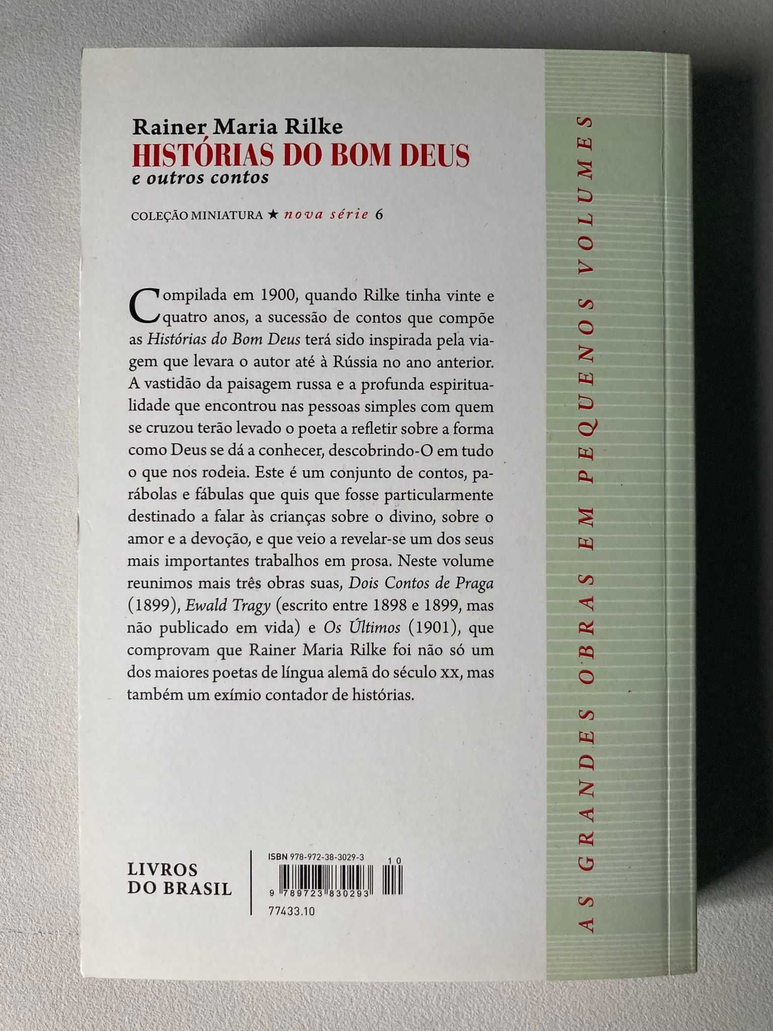 Histórias do Bom Deus e Outros Contos, de Rainer Maria Rilke