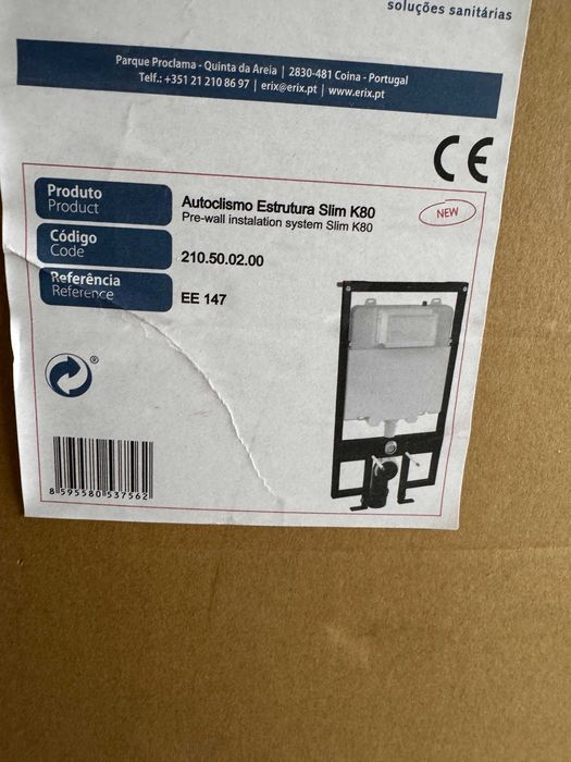 Autoclismo Estrutura encastrado K80 erix