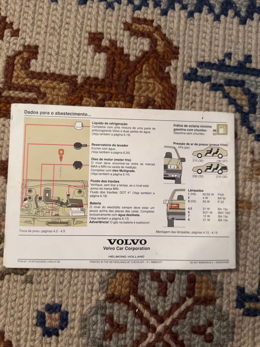 Livro da Volvo - Manual do Proprietário