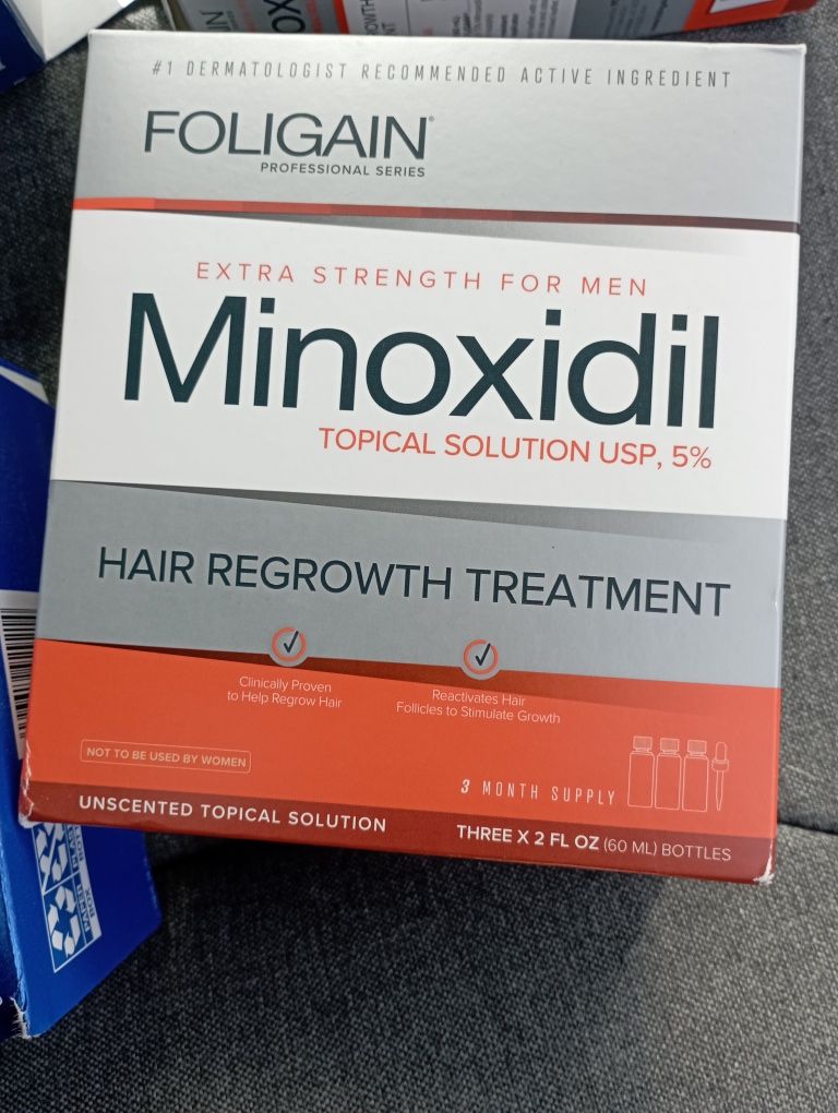 Minoxidil Foligain caixa selada com 3
