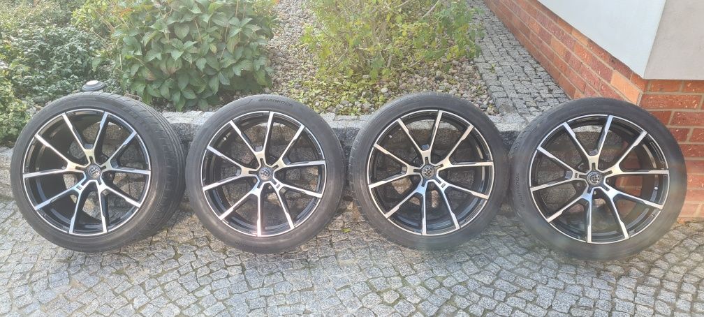 BMW 19" 728M r19 Idealne, komplet, dwie szerokości, koła, alufelgi